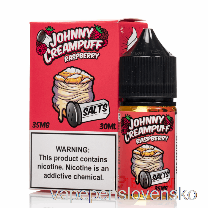 Malina - Johnny Creampuff Salts - 30ml 35mg Vape Cigareta